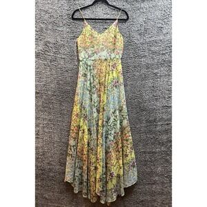 Anthropologie Yumi Kim Floral Peace and Love Maxi Dress Size Xs Fleur Melody‎